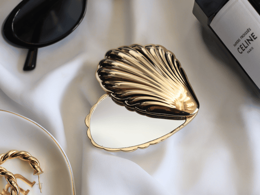 Seashell Compact Mirror