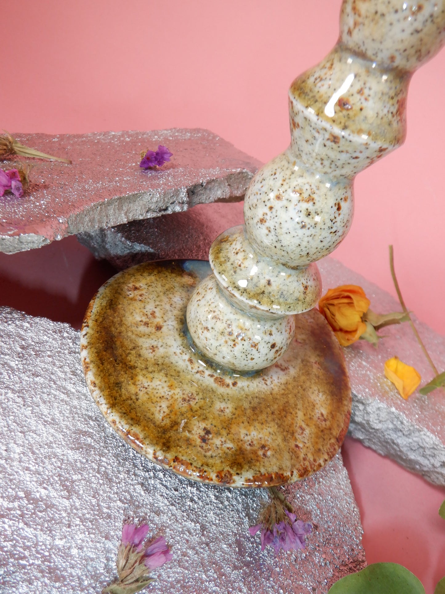 Wood Fired Candlestick 024