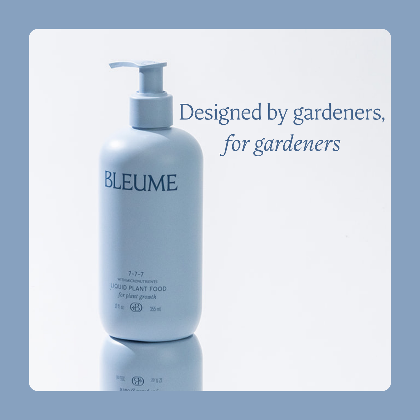 Bleume Liquid Plant Food - Houseplant Fertilizer
