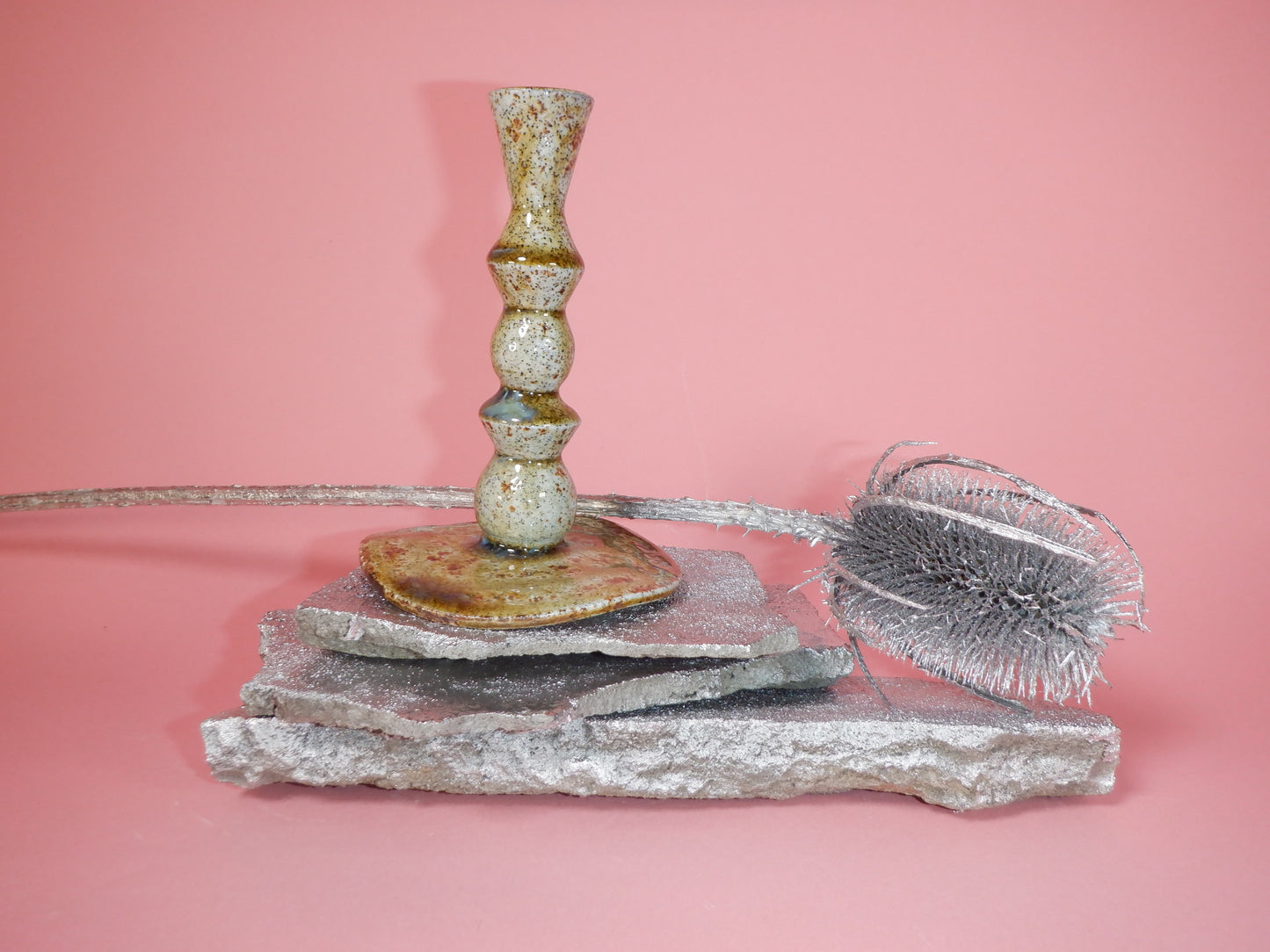 Wood Fired Candlestick 023