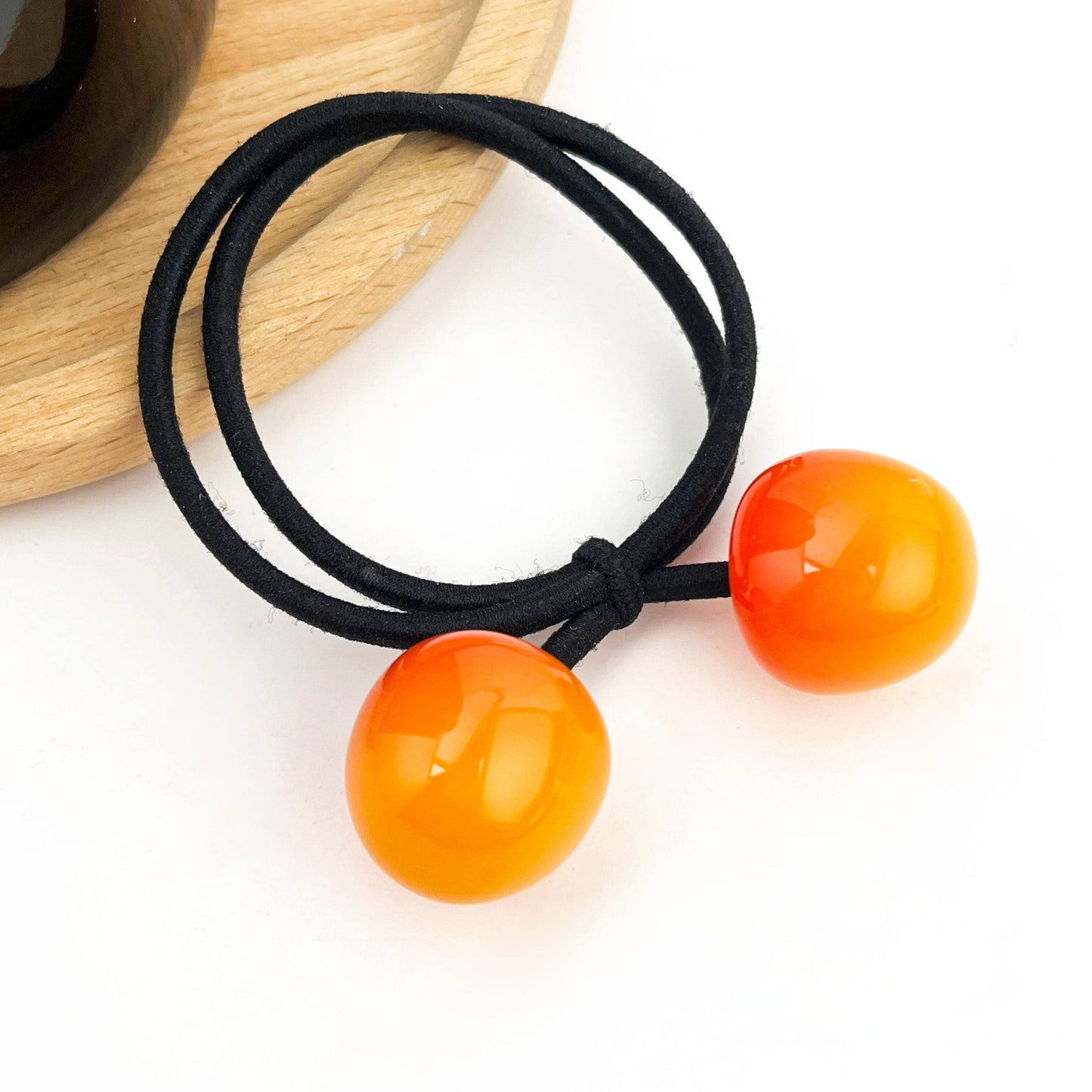 Cherry Hair Tie, Cute Fruit-Inspired Hair Accessories