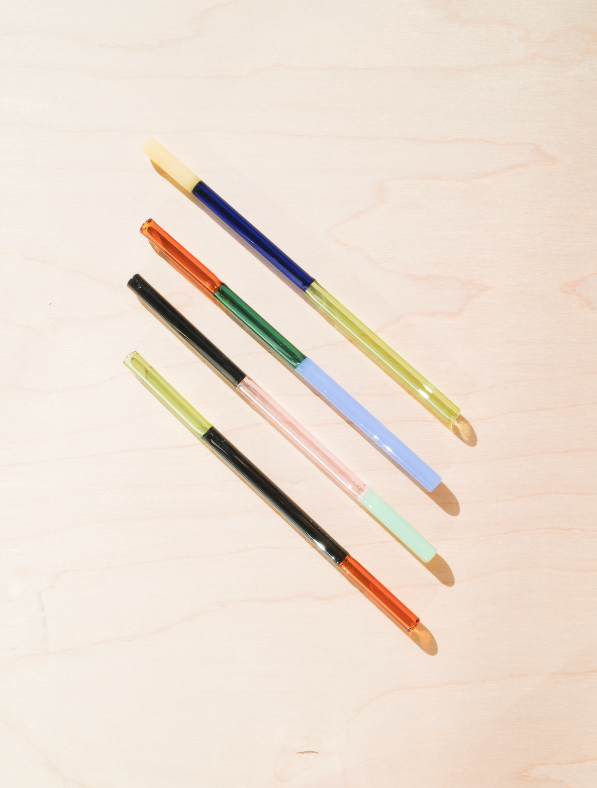 Straws Random Handmade Multicolor Glass Straws | Random Colors! – cloud 9 clay