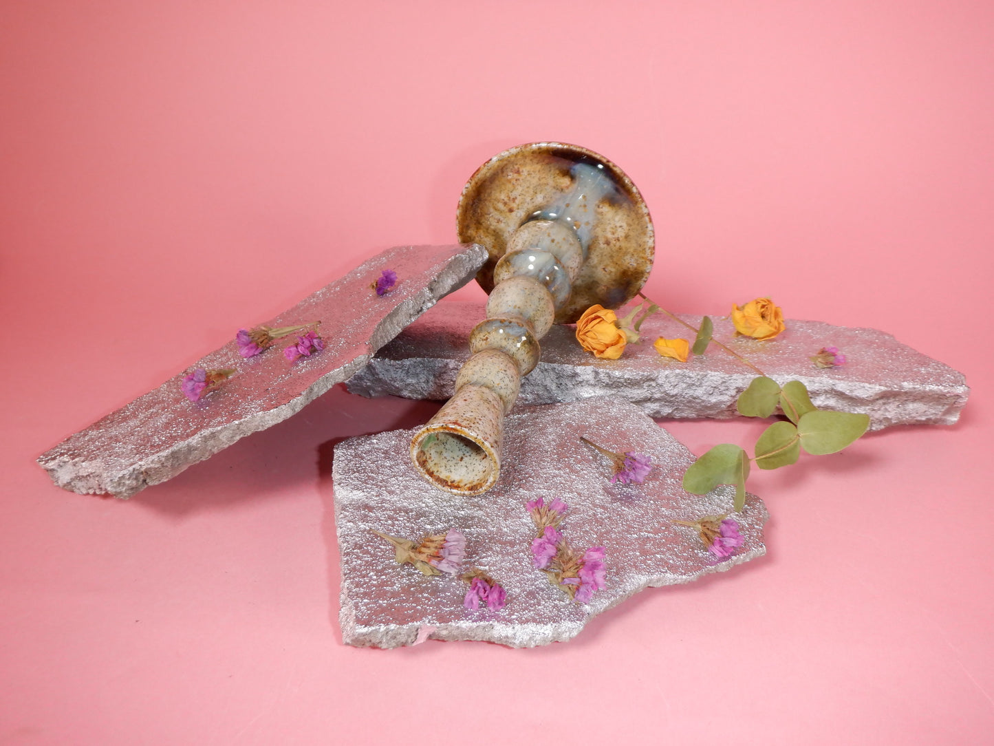 Wood Fired Candlestick 024