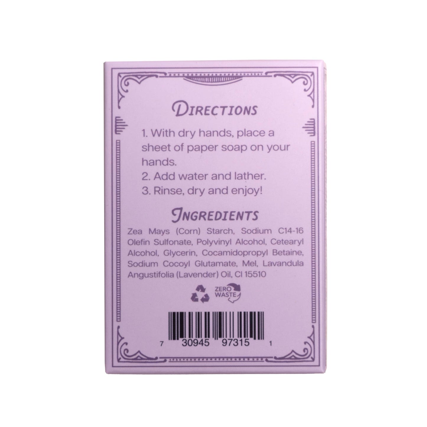 Paper Soap