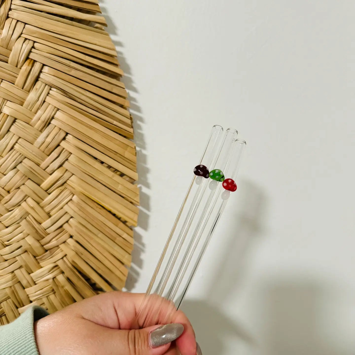 Garden Reusable Glass Straw