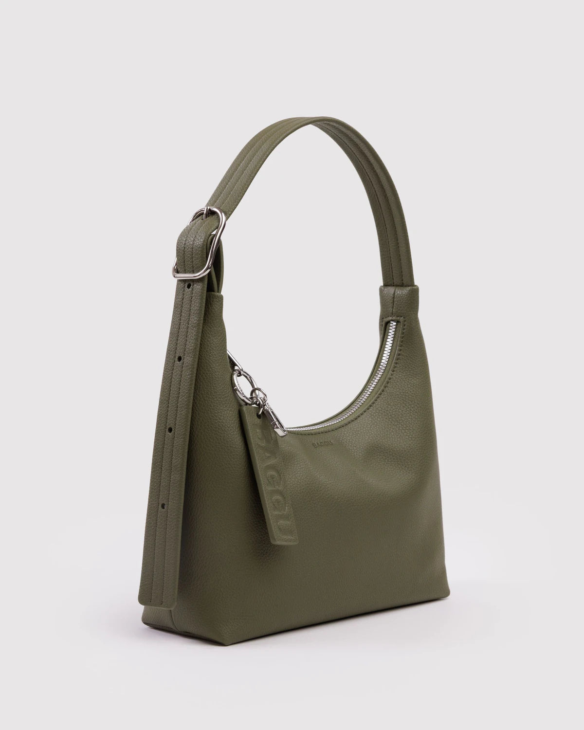 BAGGU Mini Recycled Leather Shoulder Bag