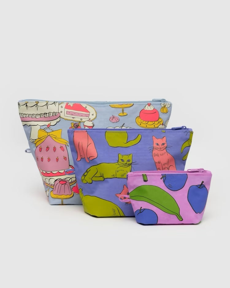 BAGGU Go Pouch Set