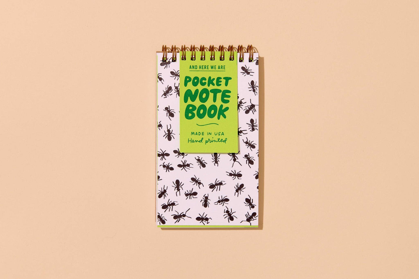 Pocket-size Spiral Notebook - And Here We Are