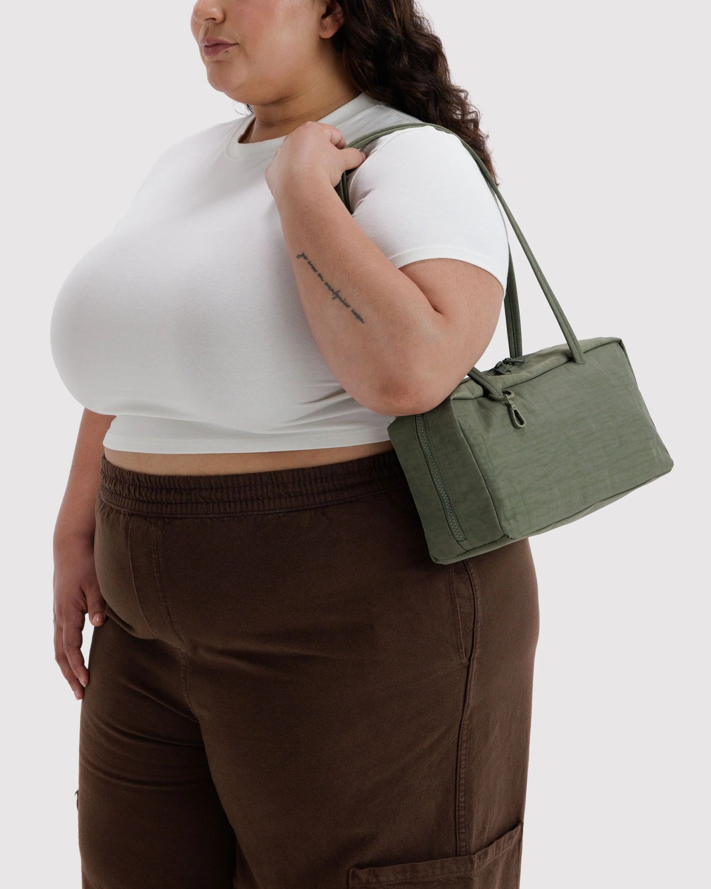 BAGGU Nylon Bowler Bag