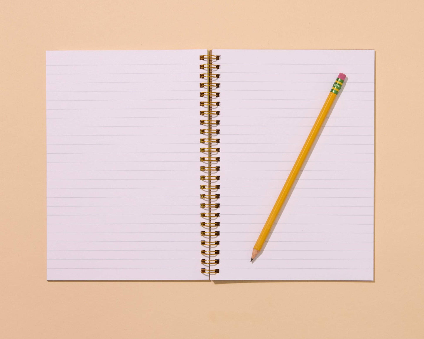 Letterpress Spiral Notebook - And Here We Are