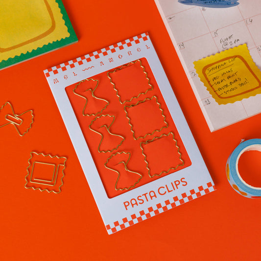 Mel Andrel Pasta Paper Clips