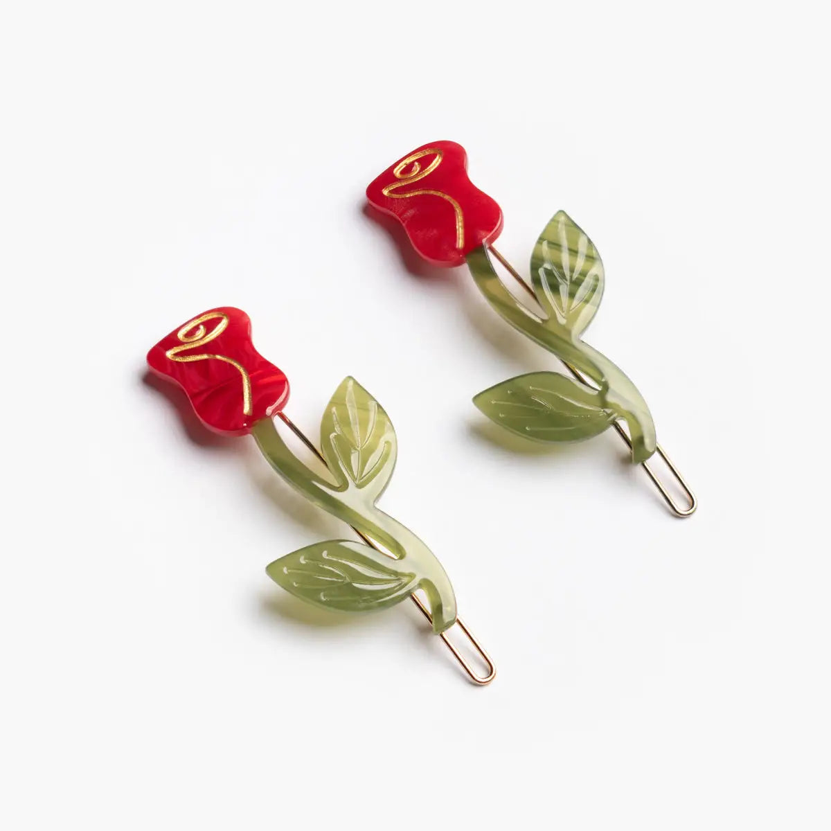 Spicy Red Barrette Sets