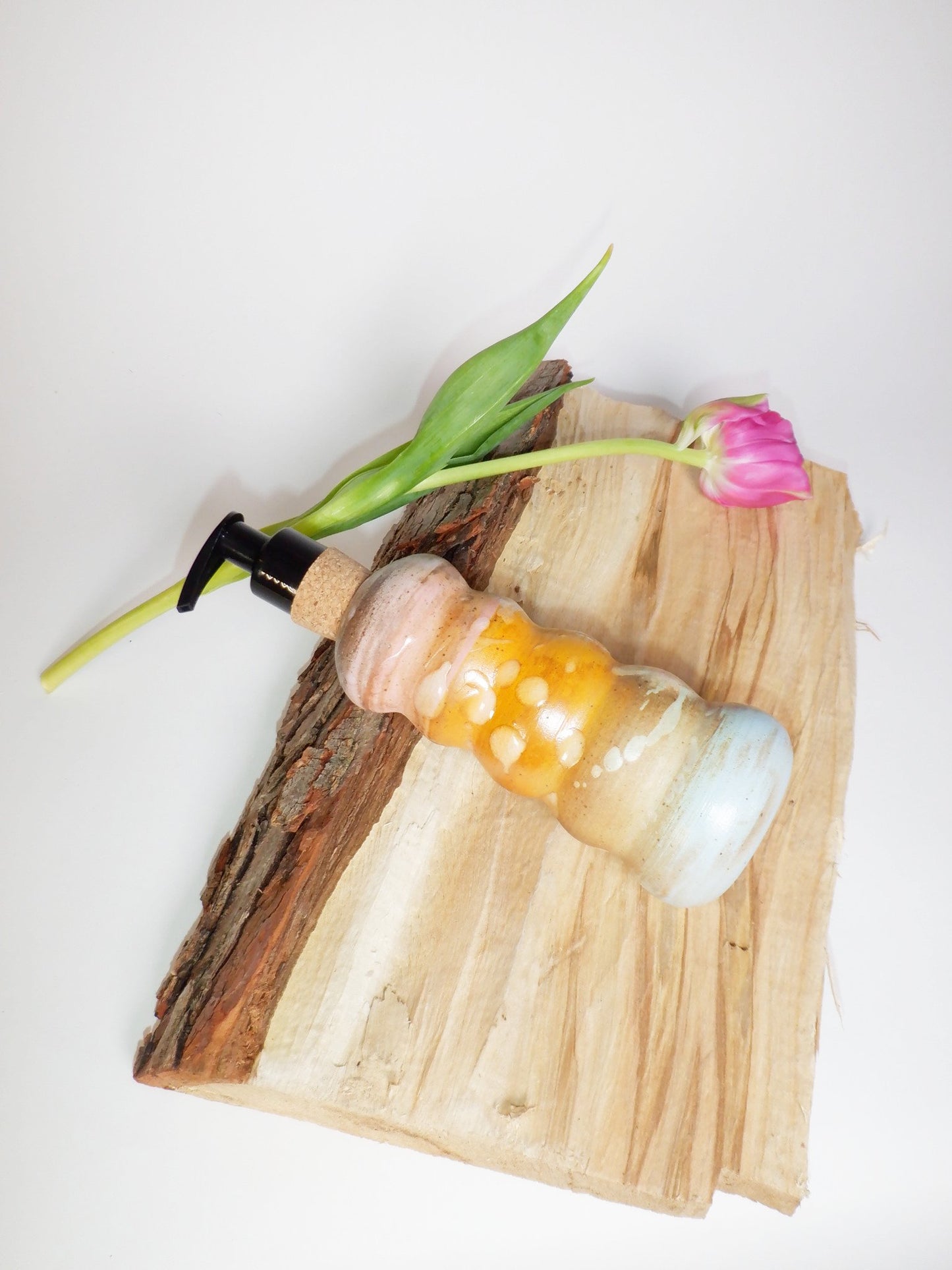 Wood Fired Soap Dispenser 021