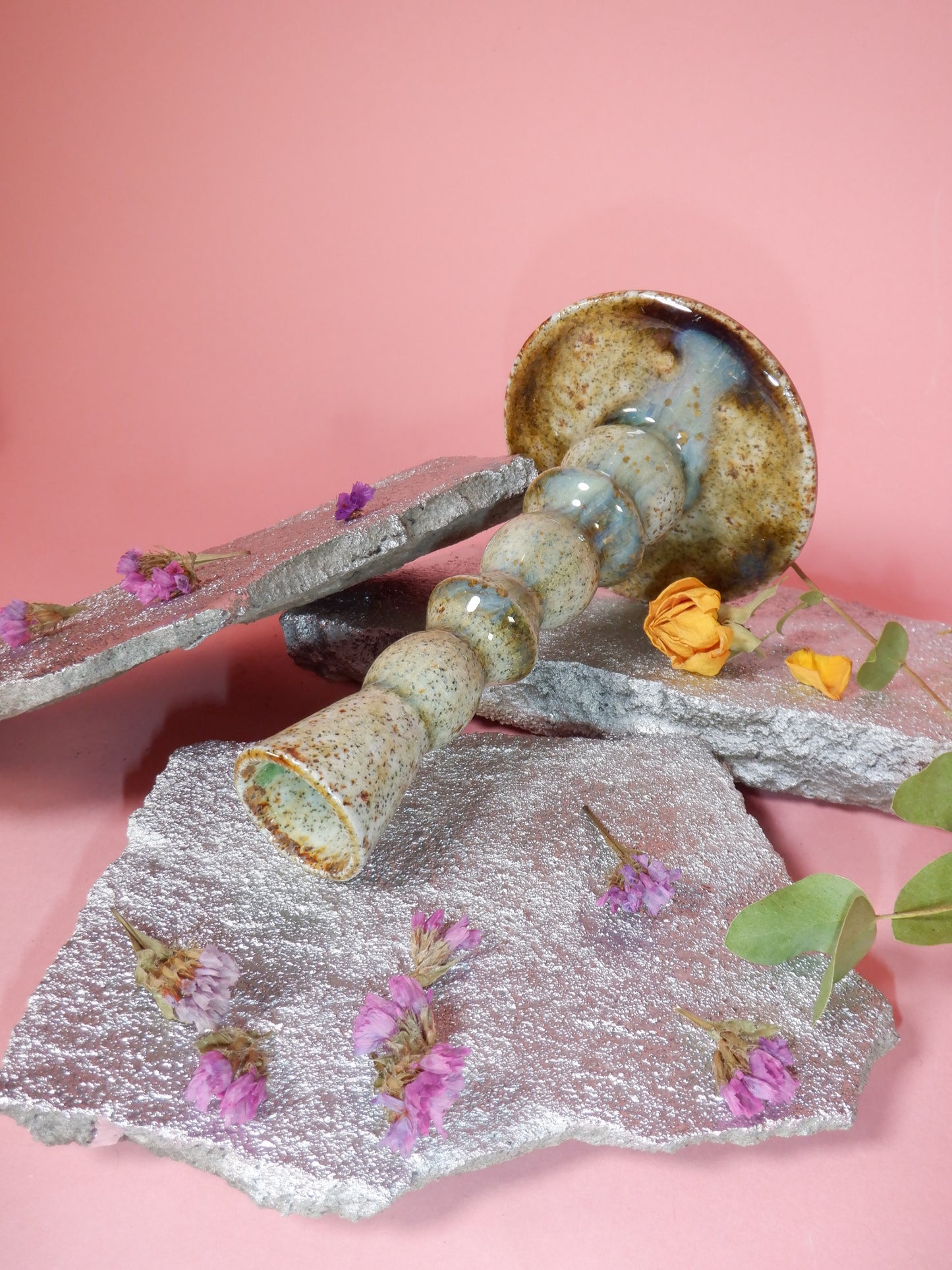 Wood Fired Candlestick 024