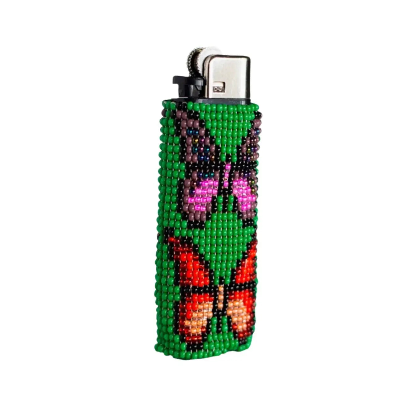 Handmade Beaded Lighter Holder