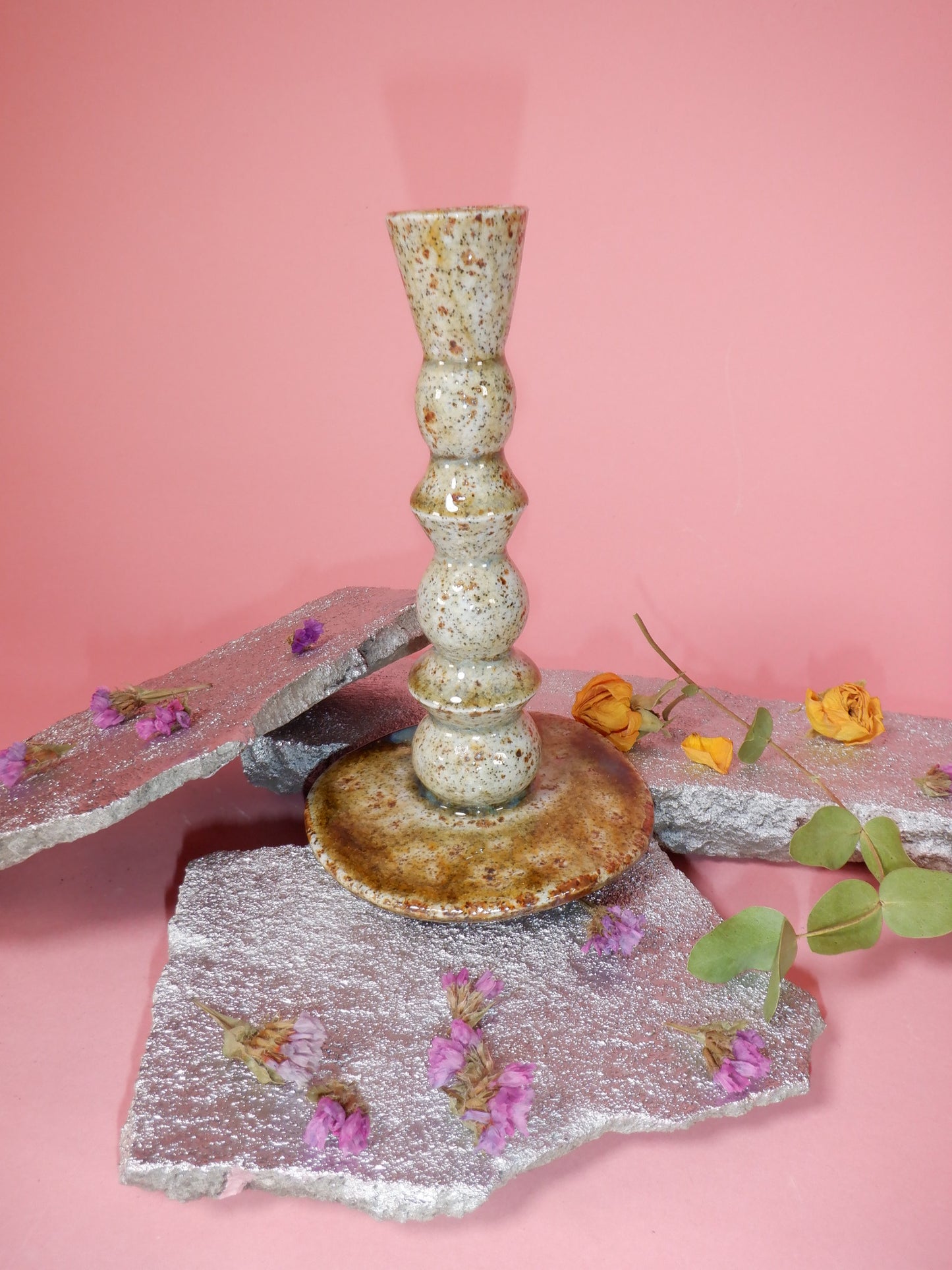 Wood Fired Candlestick 024