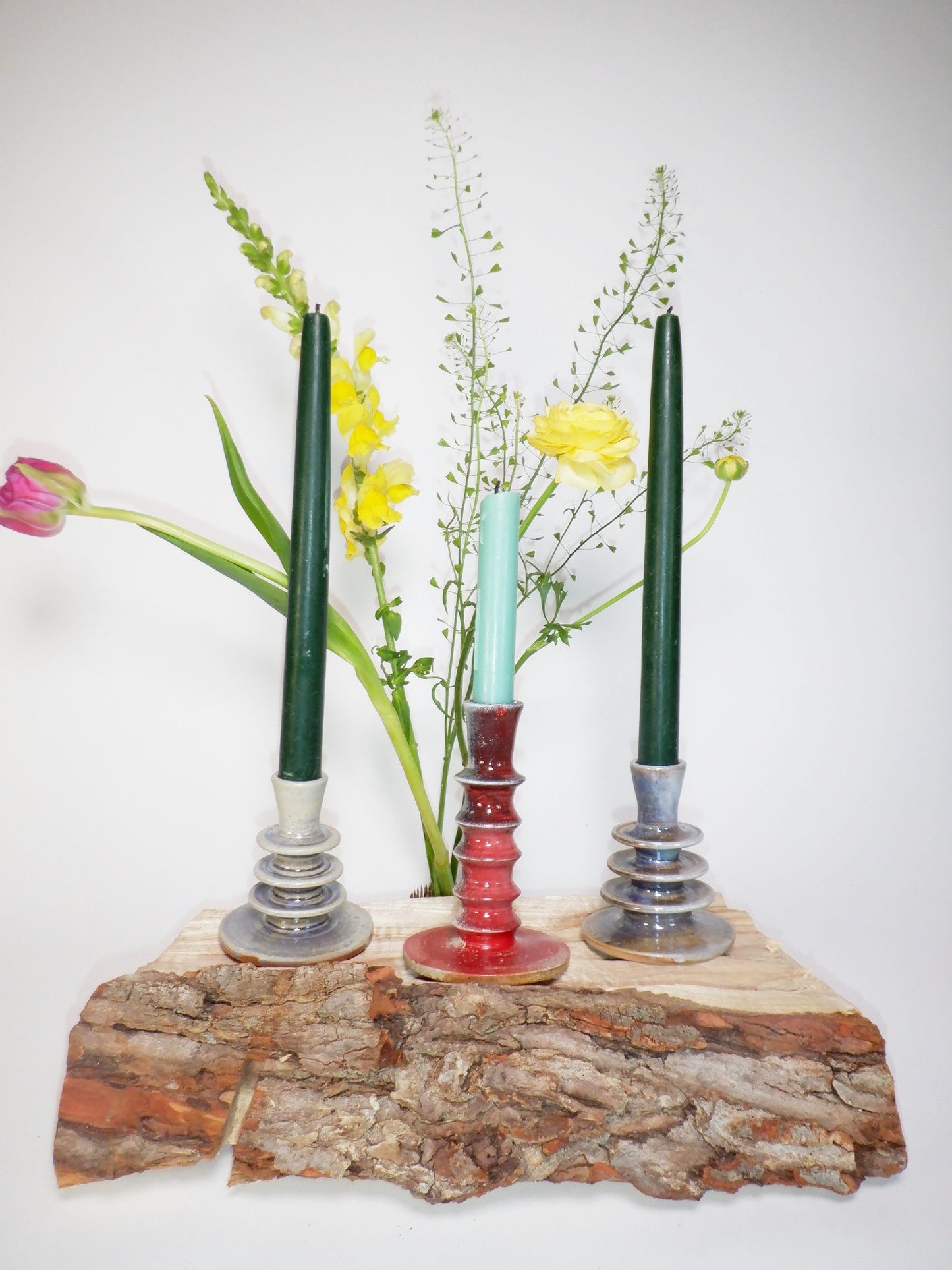 Wood Fired Candlestick 026