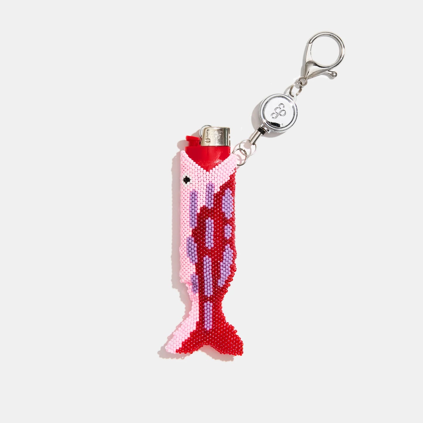 Edie Parker Fish Retractable Lighter Keychain