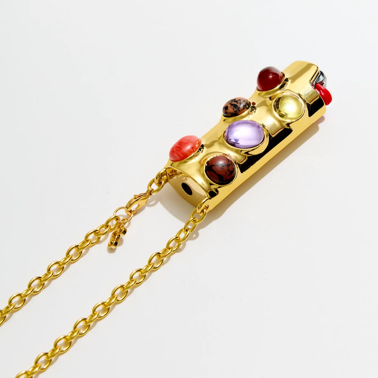 Edie Parker Crossbody Gemstone Lighter Case