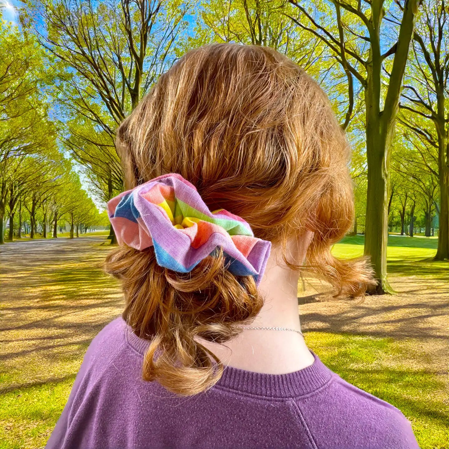 Zero-Waste Scrunchie: Hair Accessory