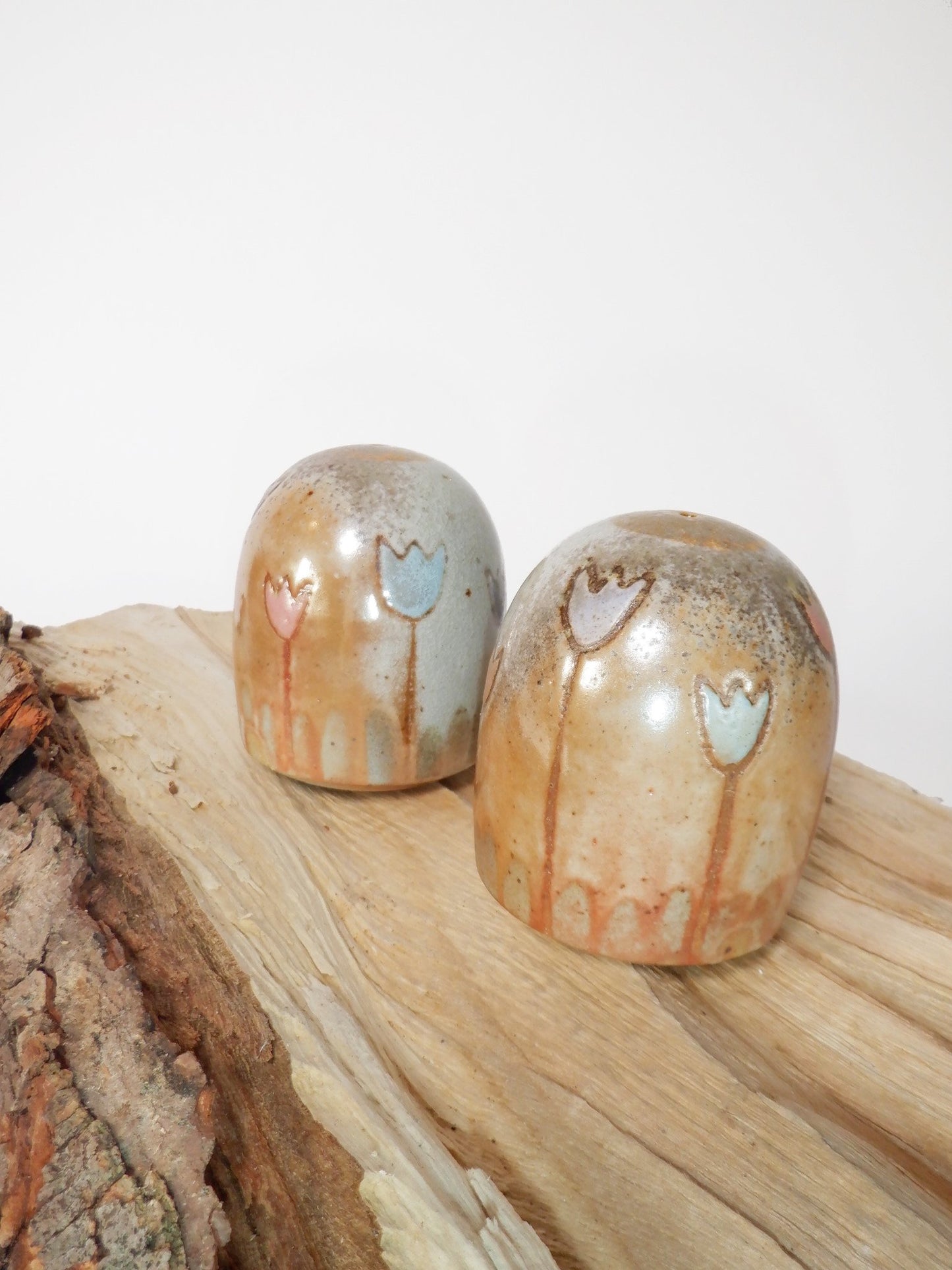 Wood Fired Salt and Pepper Shakers 011