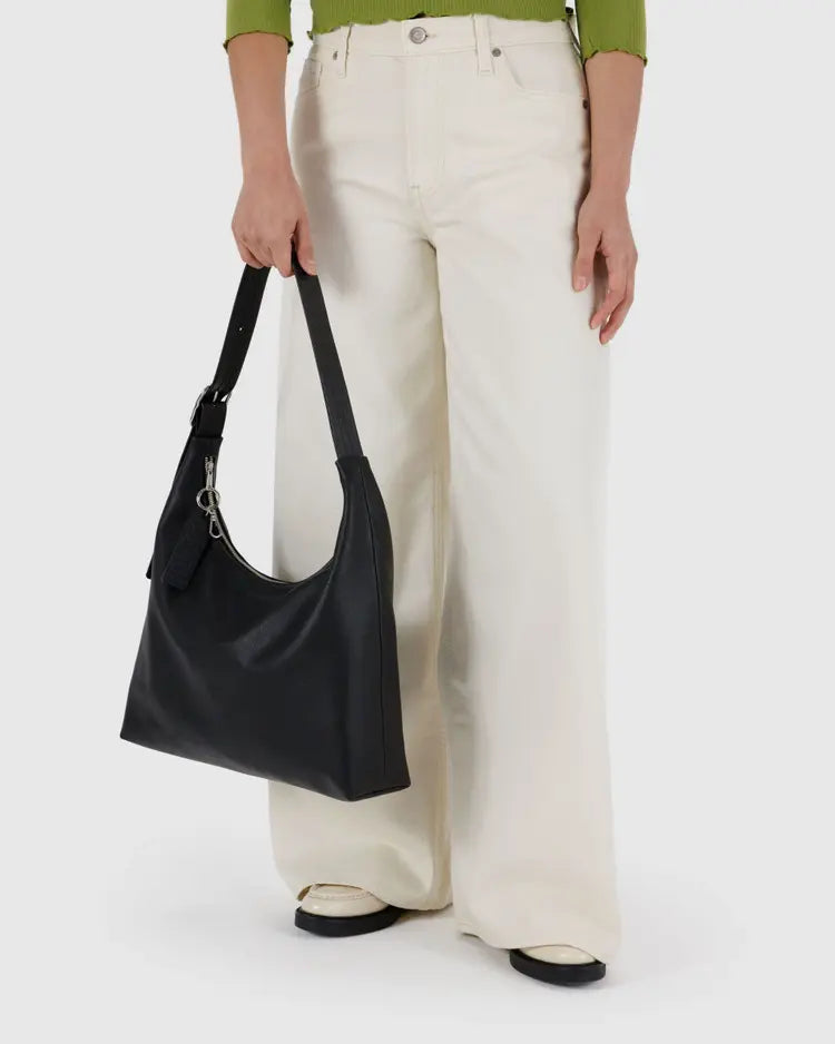 BAGGU Recycled Leather Shoulder Bag