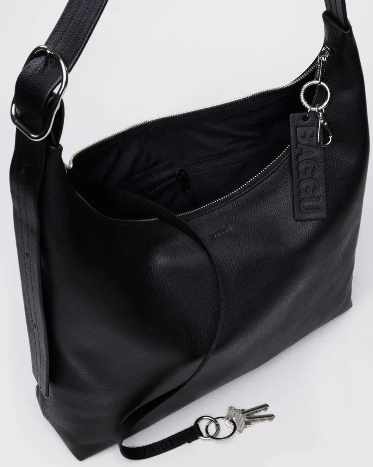 BAGGU Recycled Leather Shoulder Bag