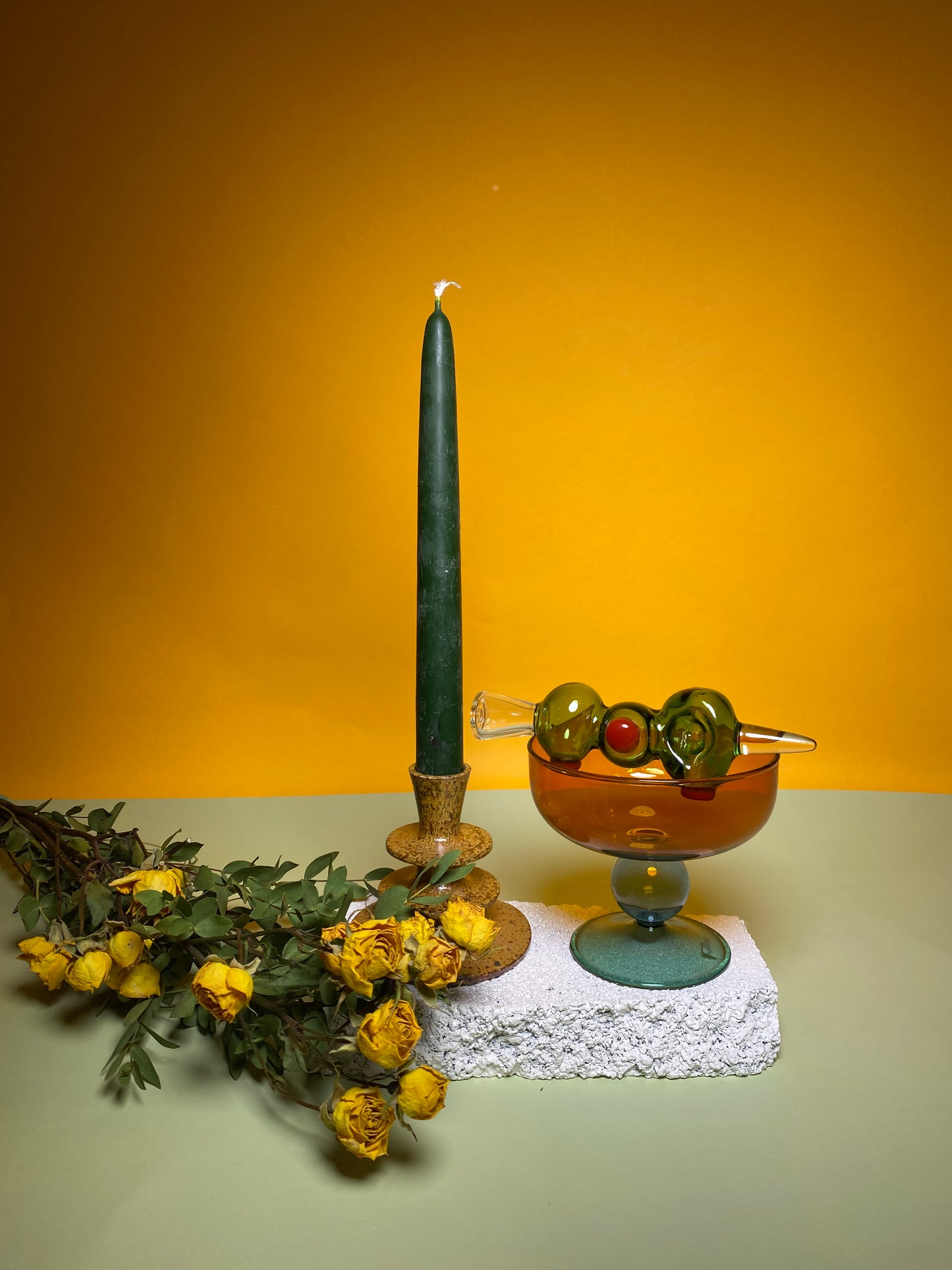 Wood Fired Candlestick 012