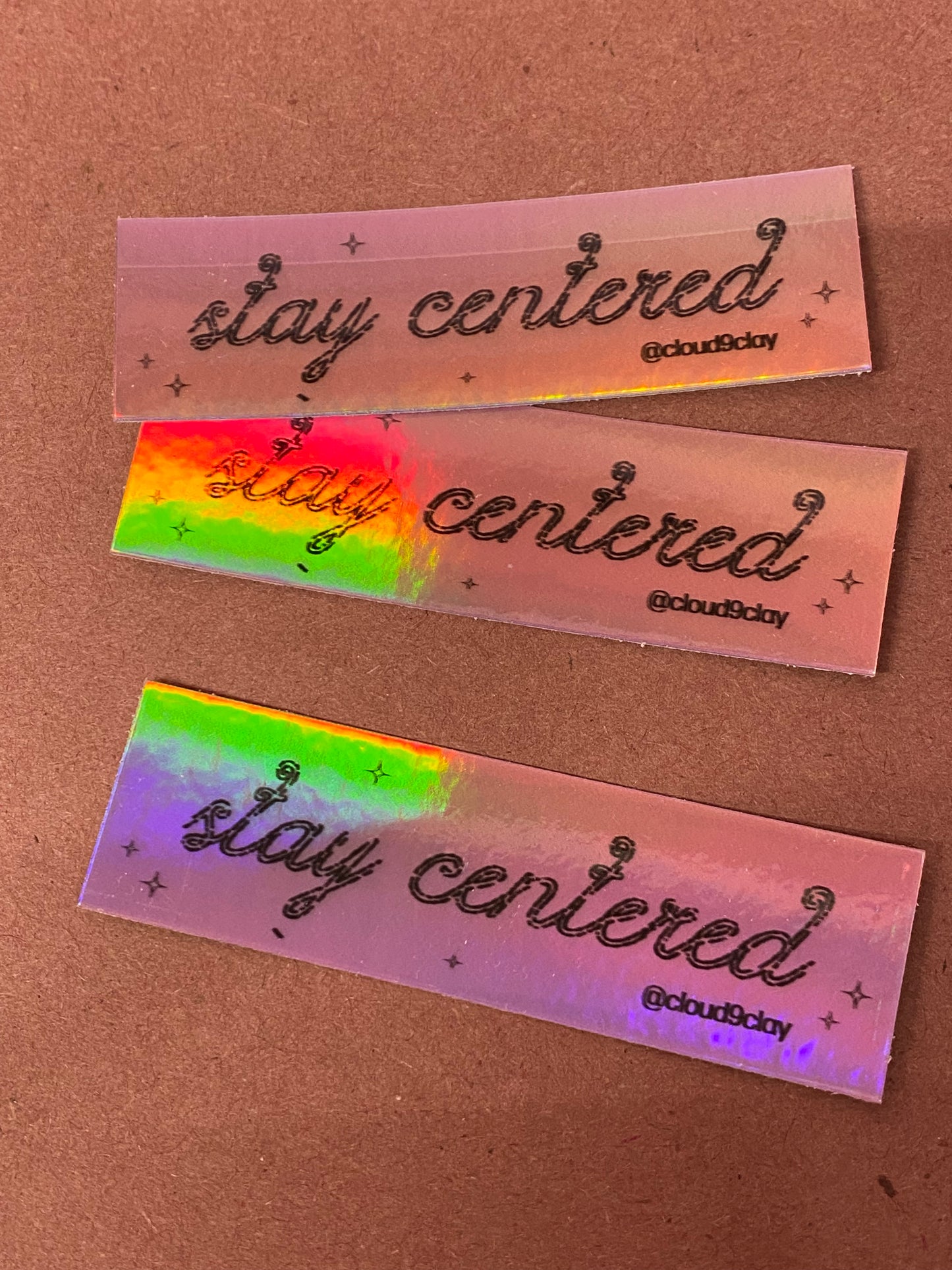 Cloud 9 "Stay Centered" Sticker