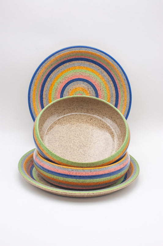 Bowl and Plate Set 001