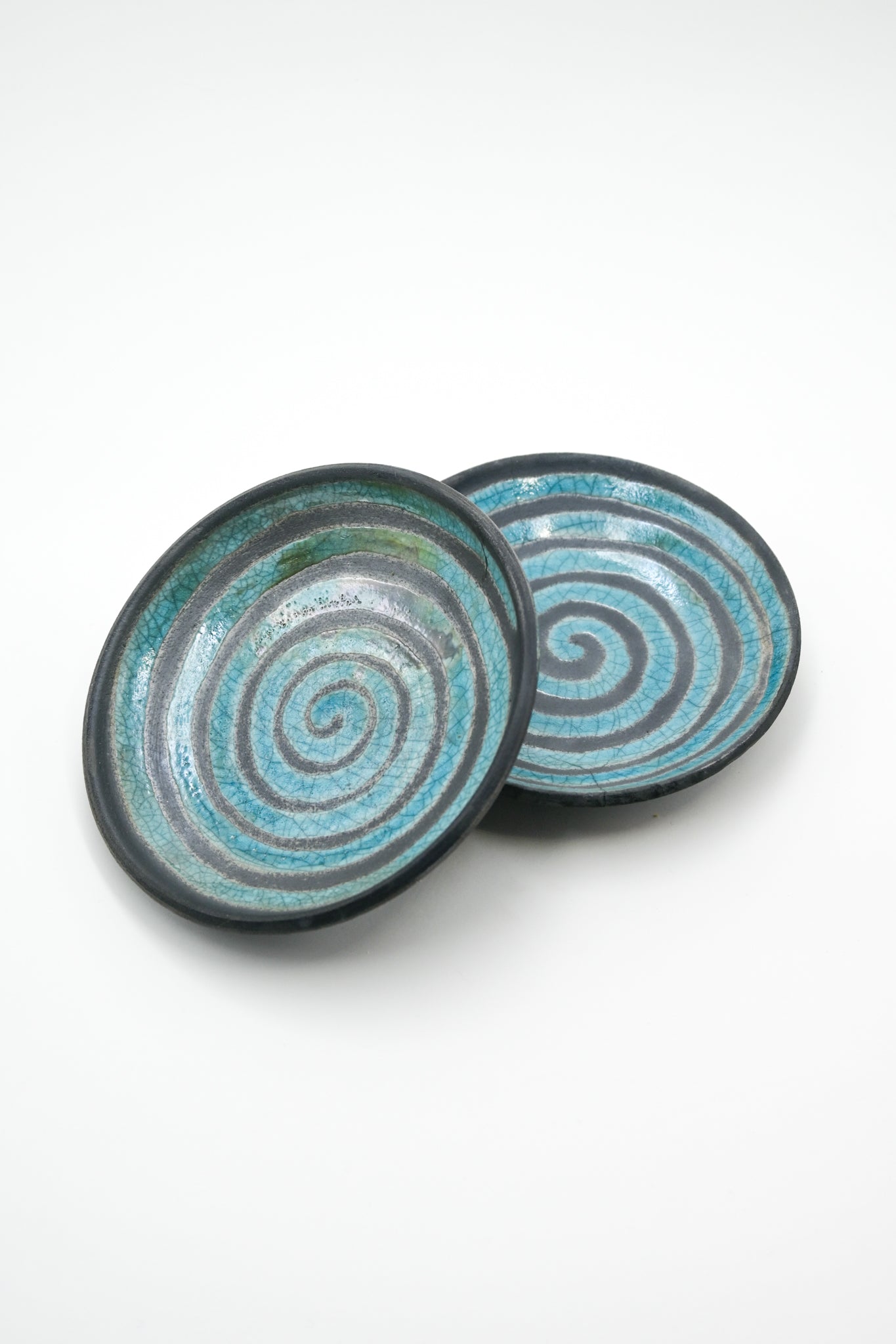 Raku Fired Dish 001