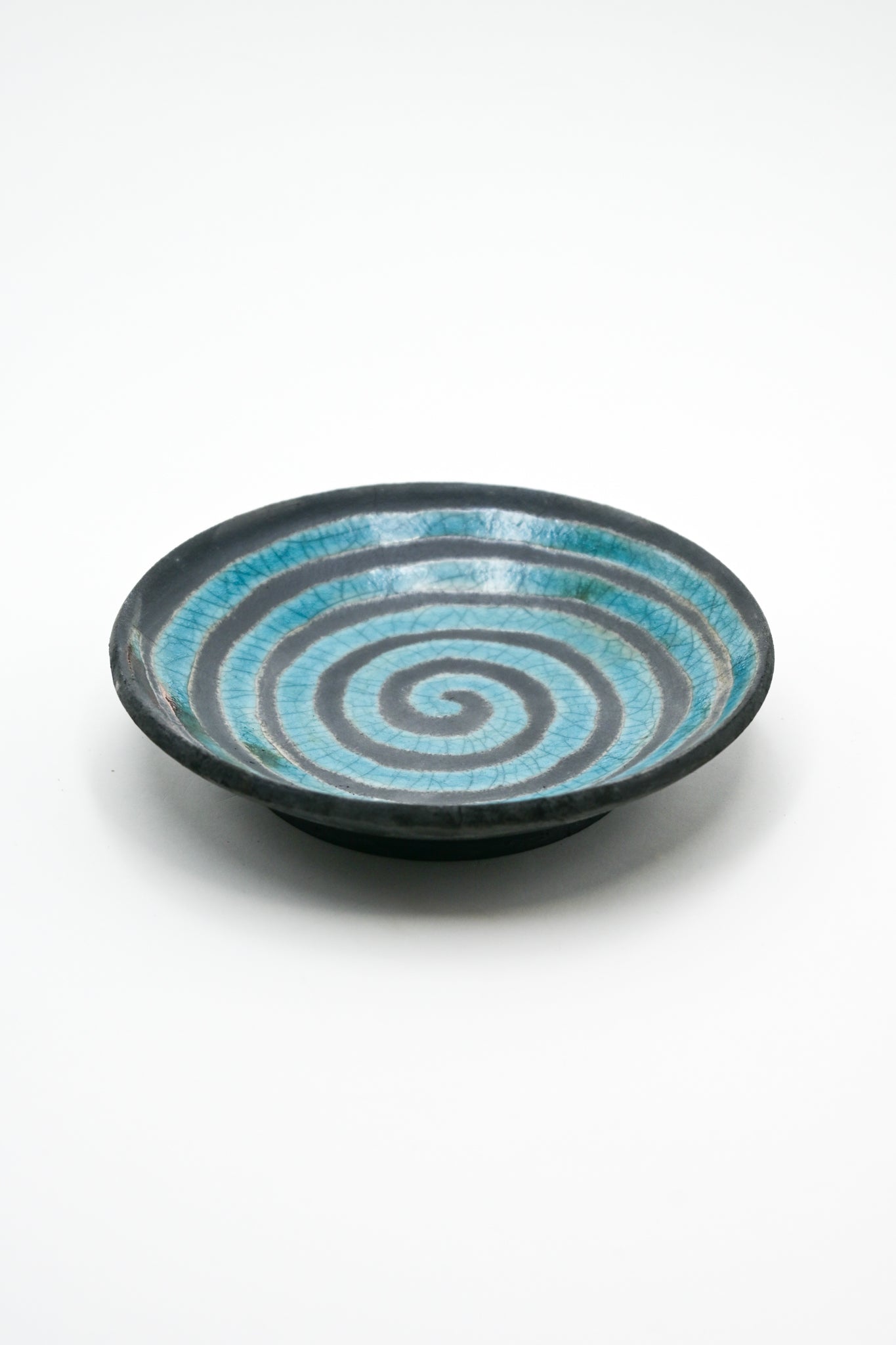 Raku Fired Dish 001