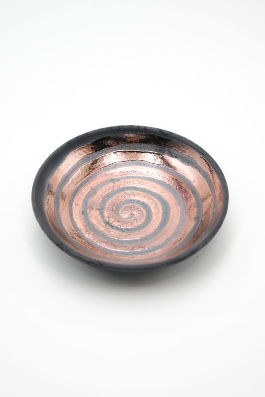 Raku Fired Dish 002