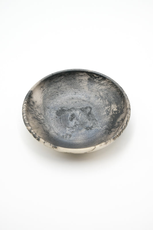 Raku Fired Dish 003