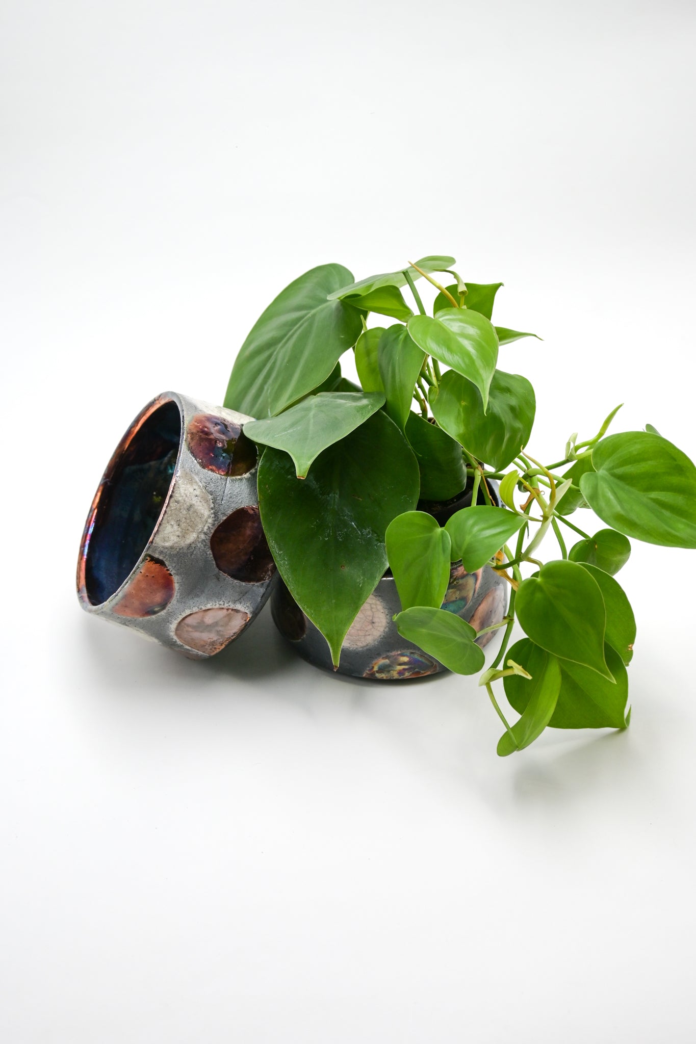 Raku Fired Planter 005