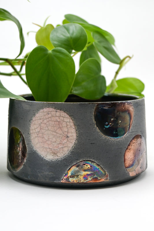 Raku Fired Planter 005