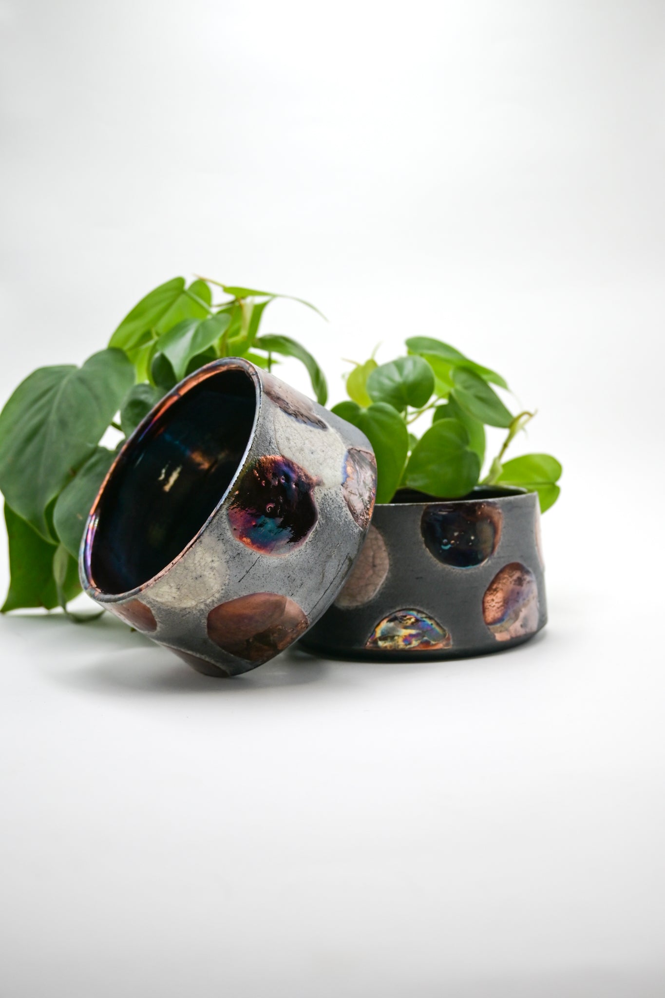 Raku Fired Planter 005