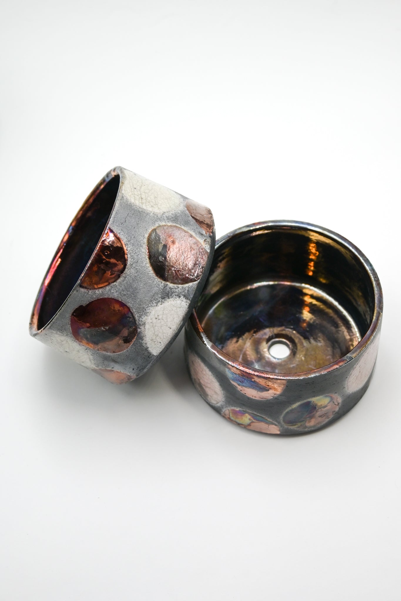 Raku Fired Planter 005