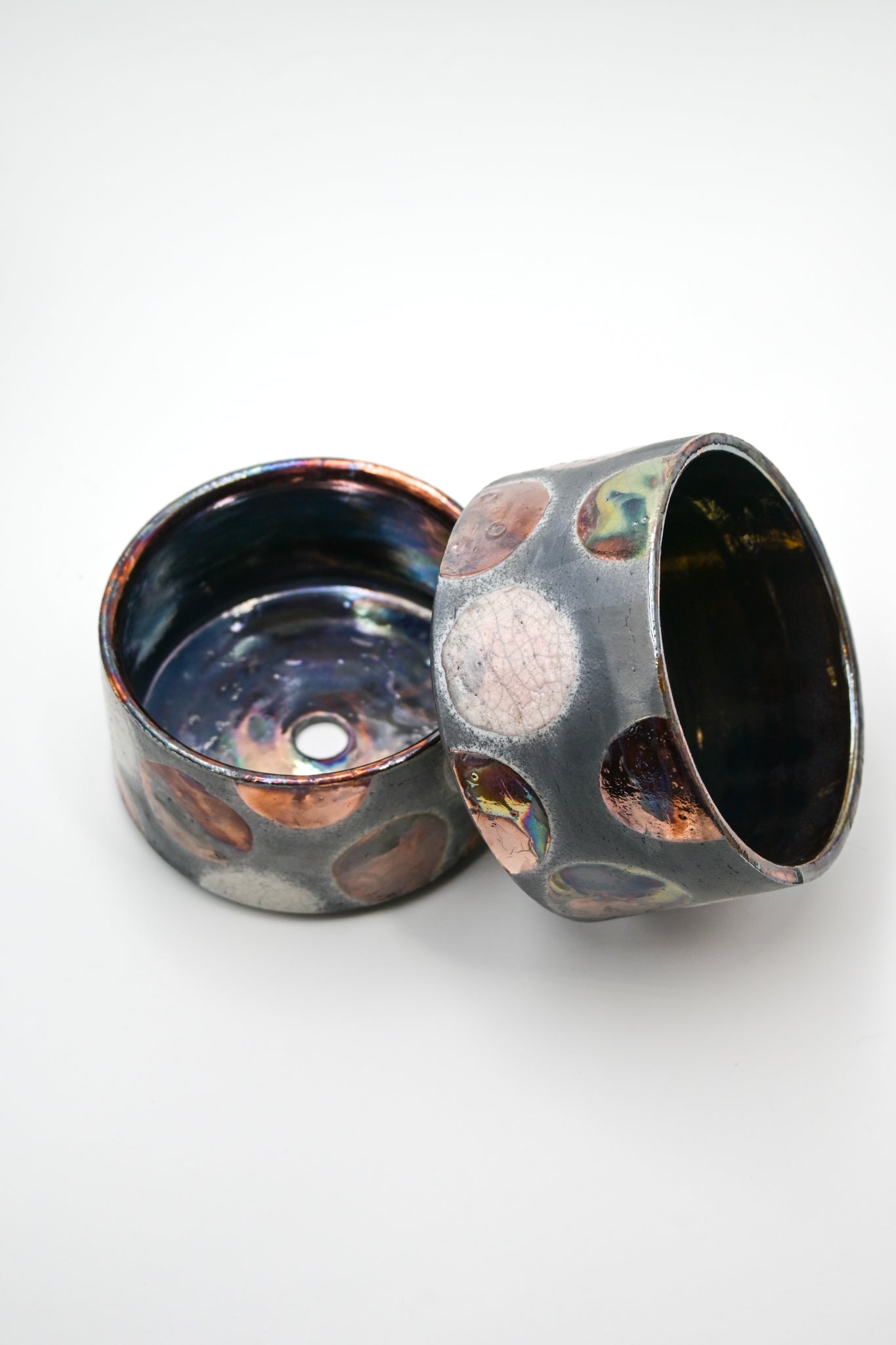 Raku Fired Planter 005