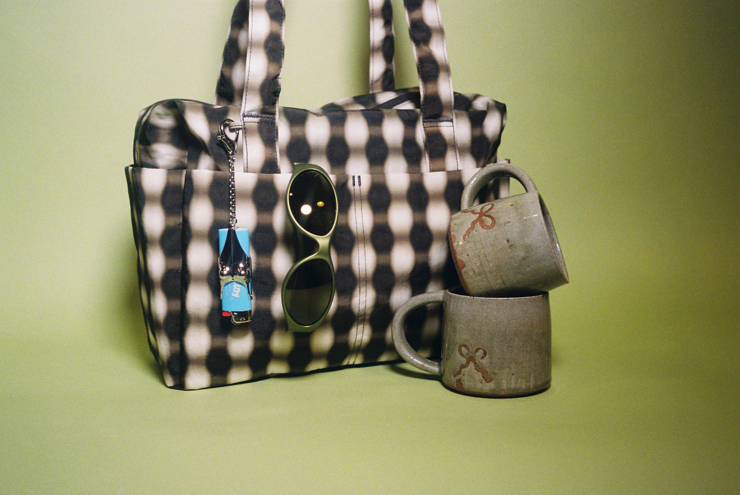 BAGGU Medium Nylon Bowler Bag