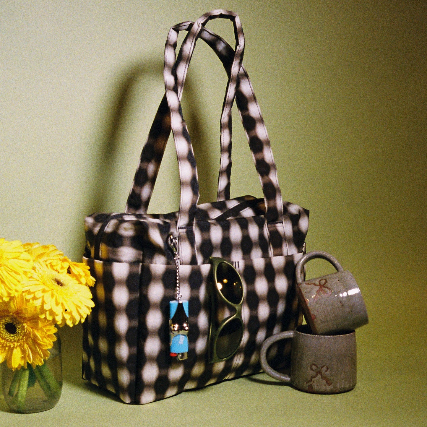 BAGGU Medium Nylon Bowler Bag