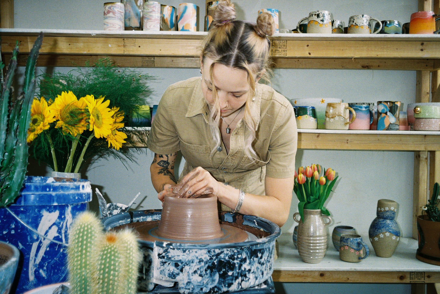 Valentine’s Day Private Couple's Wheel Throwing Workshop