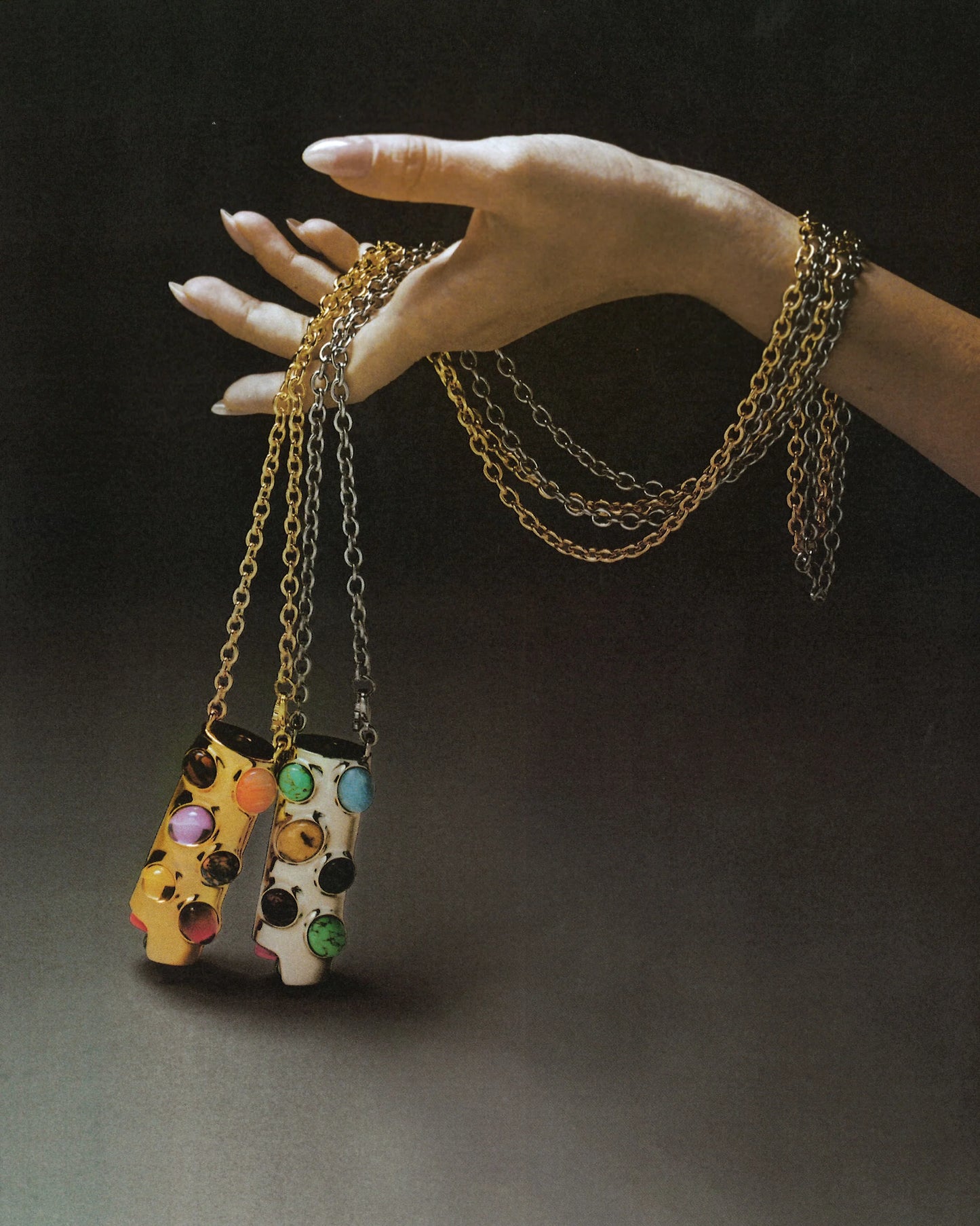 Edie Parker Crossbody Gemstone Lighter Case