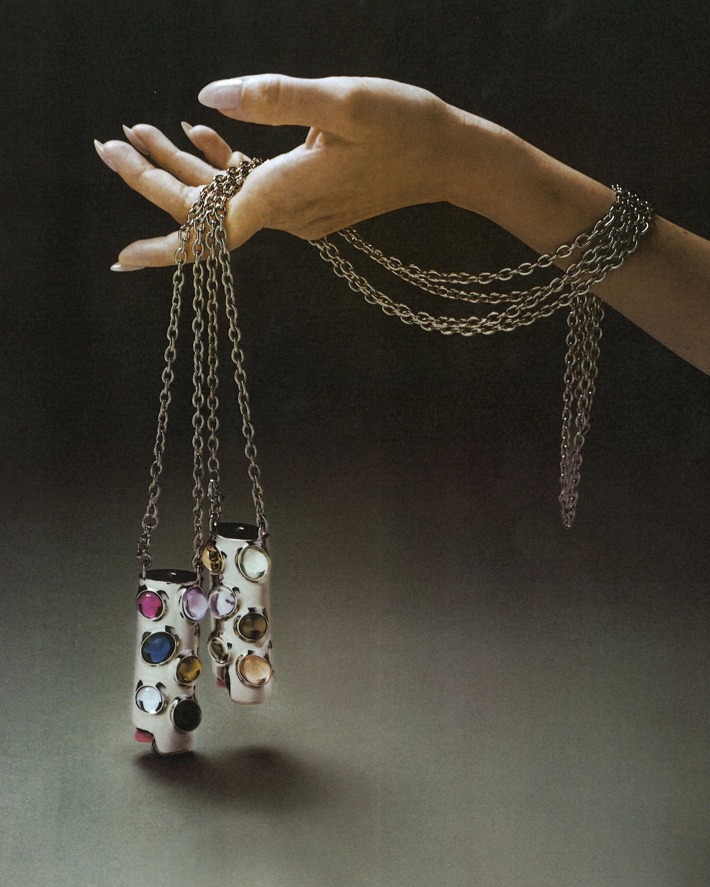 Edie Parker Crossbody Gemstone Lighter Case