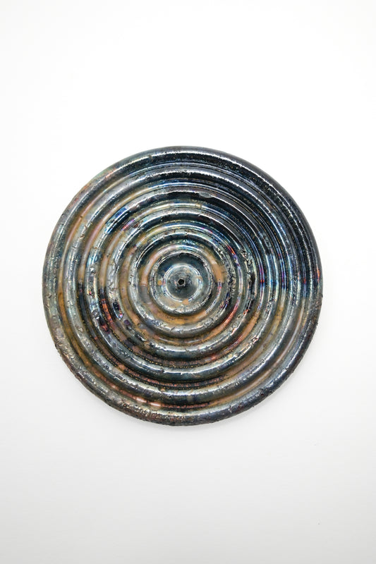 Raku Fired Incense Holder 014