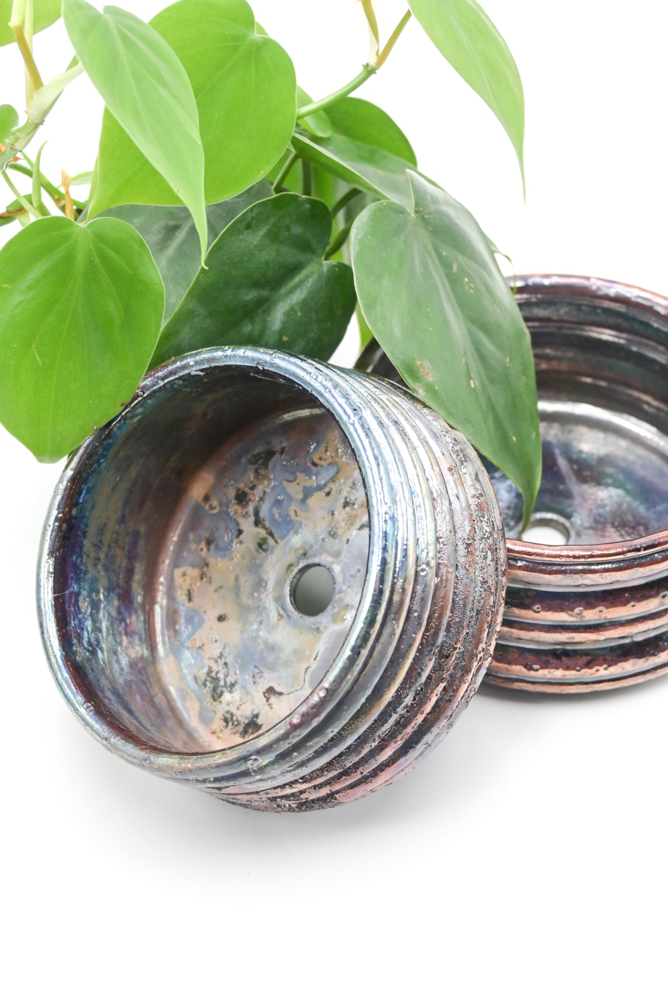 Raku Fired Planter 004