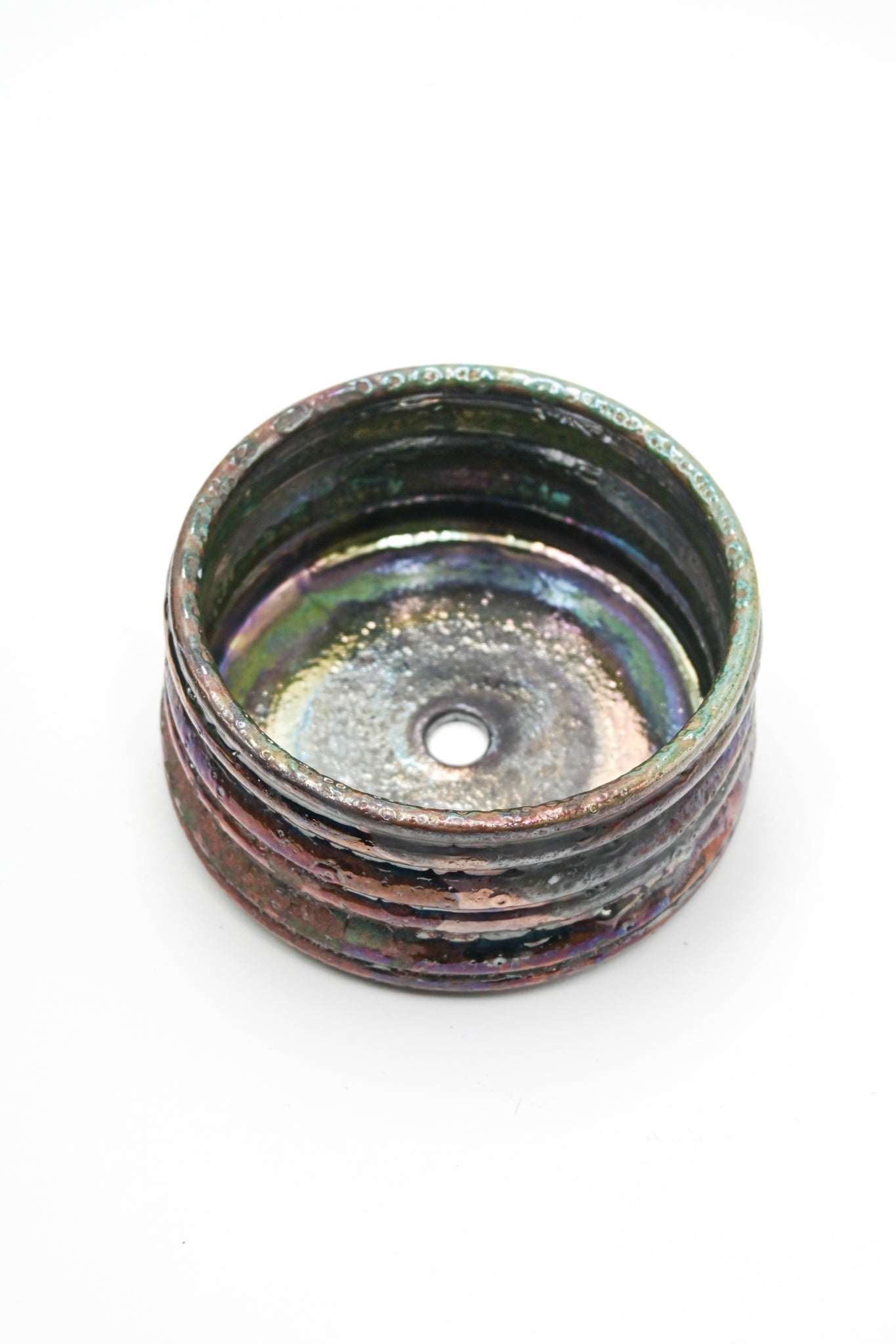 Raku Fired Planter 002