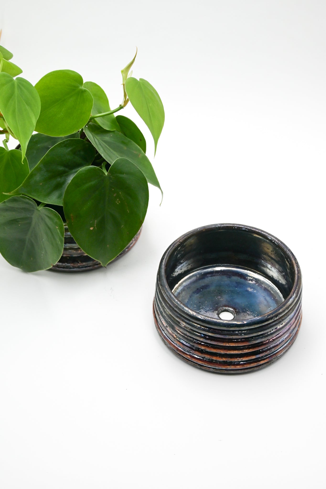 Raku Fired Planter 004