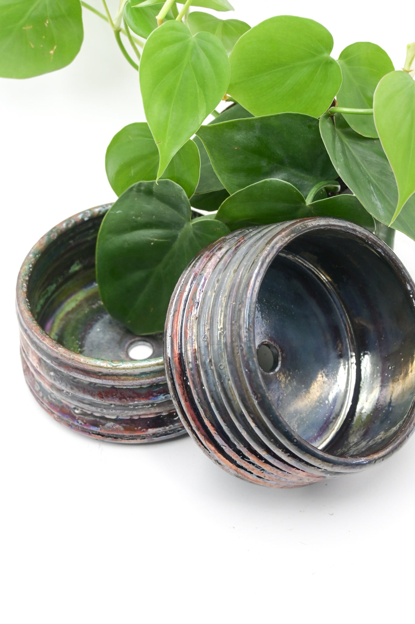 Raku Fired Planter 004