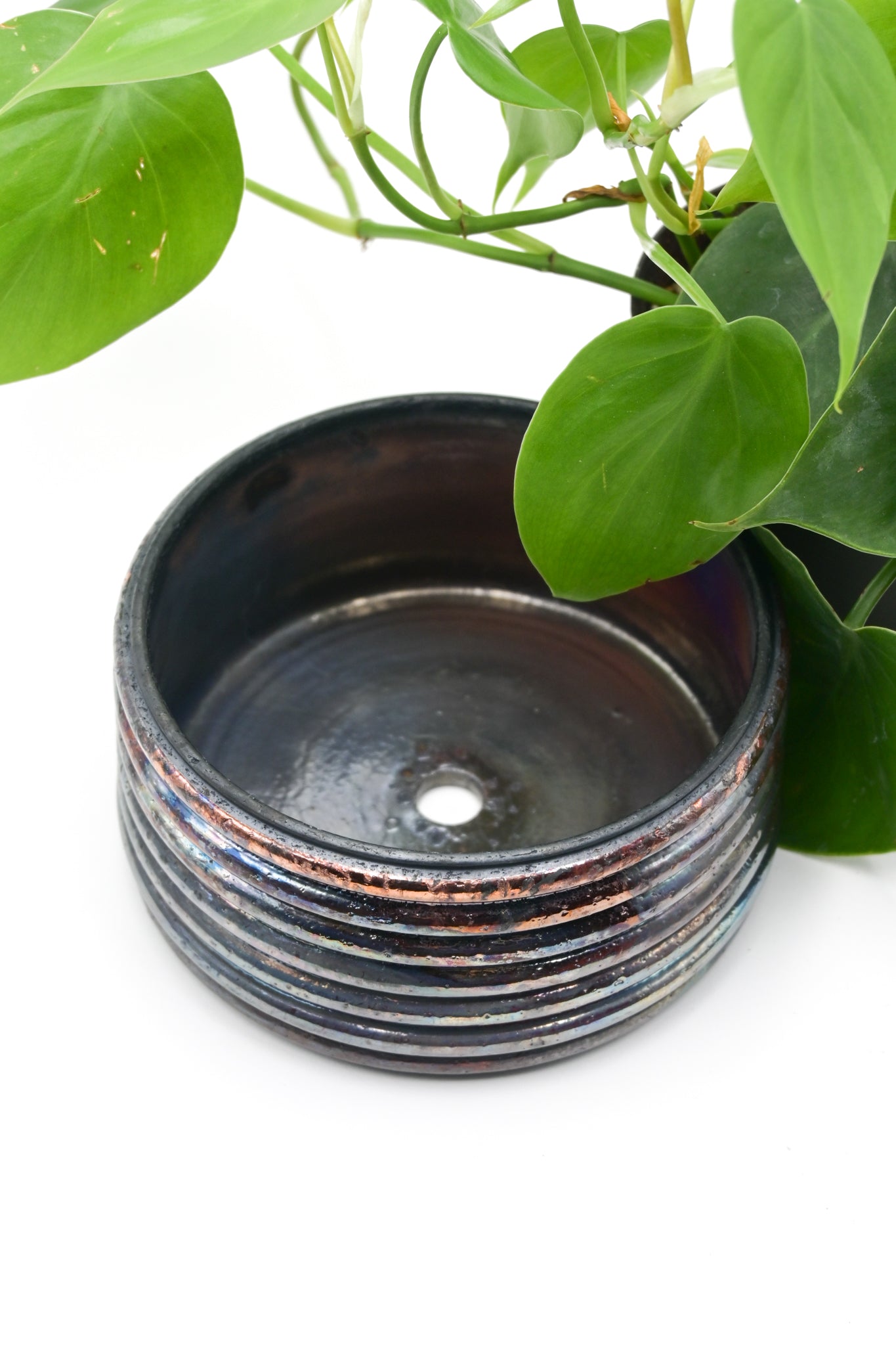 Raku Fired Planter 004